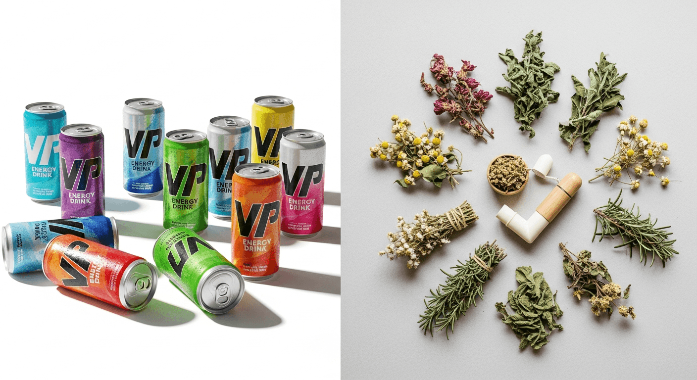 Herbal Inhalers vs Energy Drinks — A Real Comparison